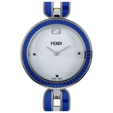 fendi my way watch blue|Fendi My Way Blue Ceramic Quartz Watch F357034003.